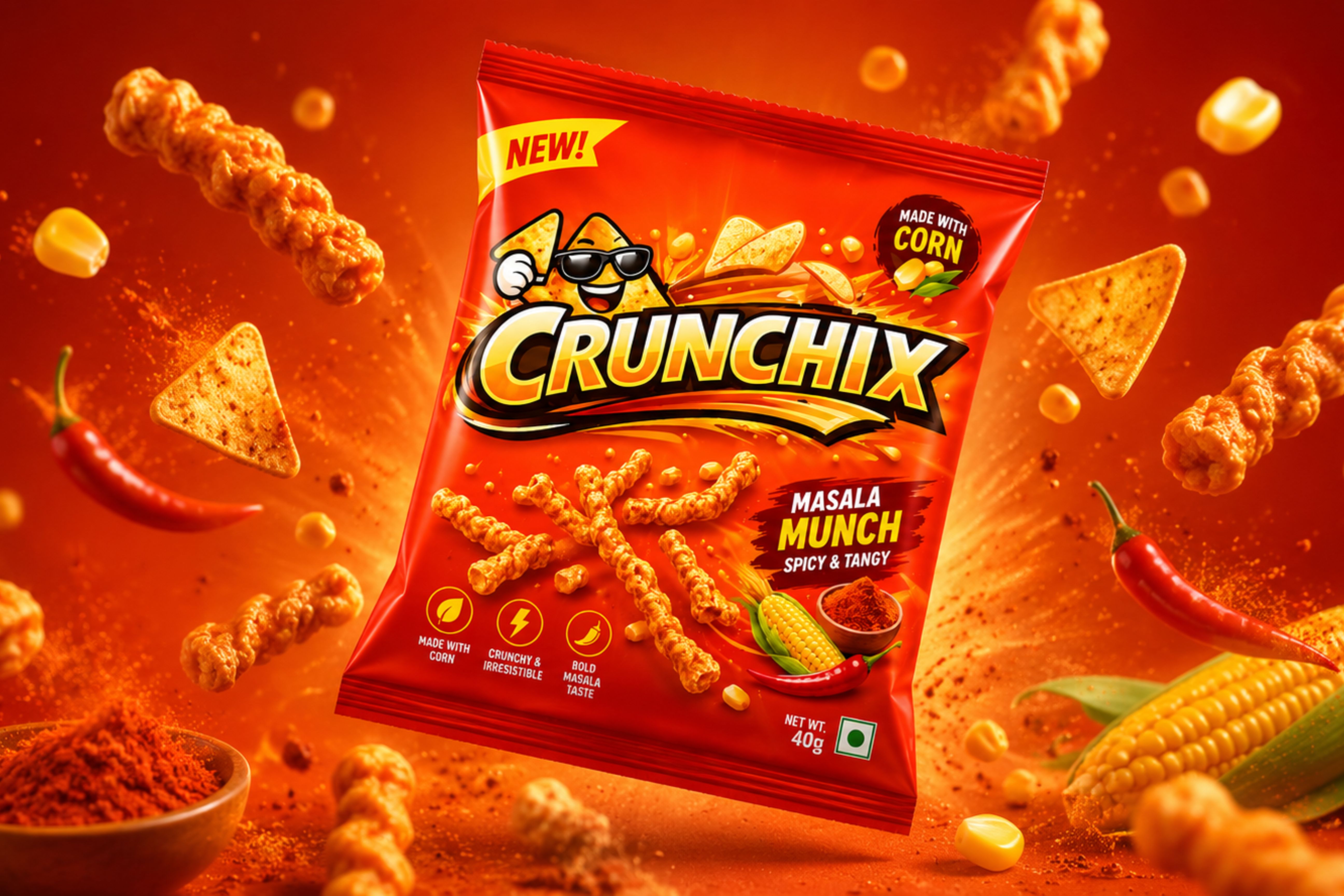 Crunchix Masala Munch 1